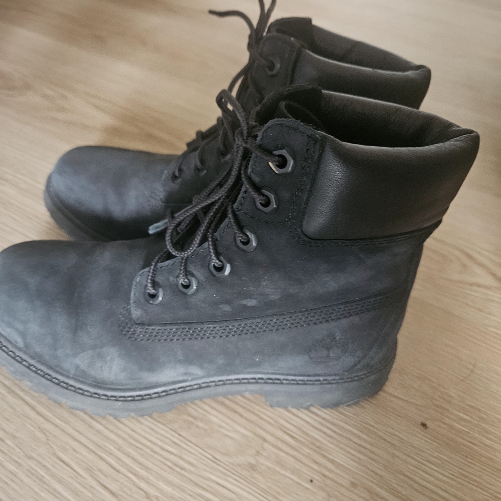Timberland Black Leather Boots